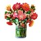 Mother's Day Gift 3D Up Flower Bouquet and Pop Up Flower Greeting Cards